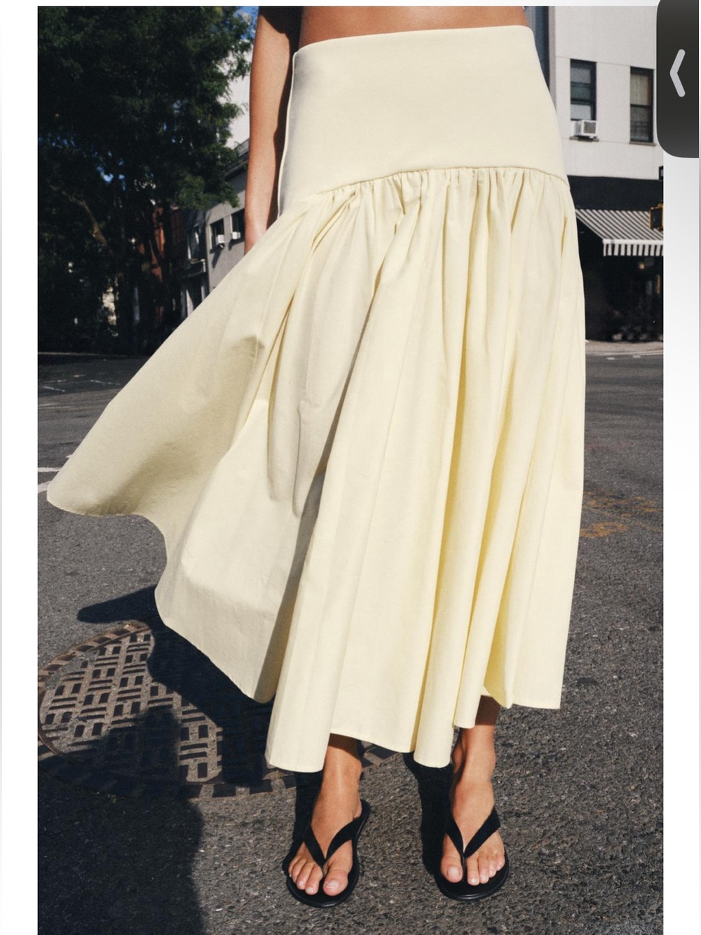 Zara combined interlock skirt